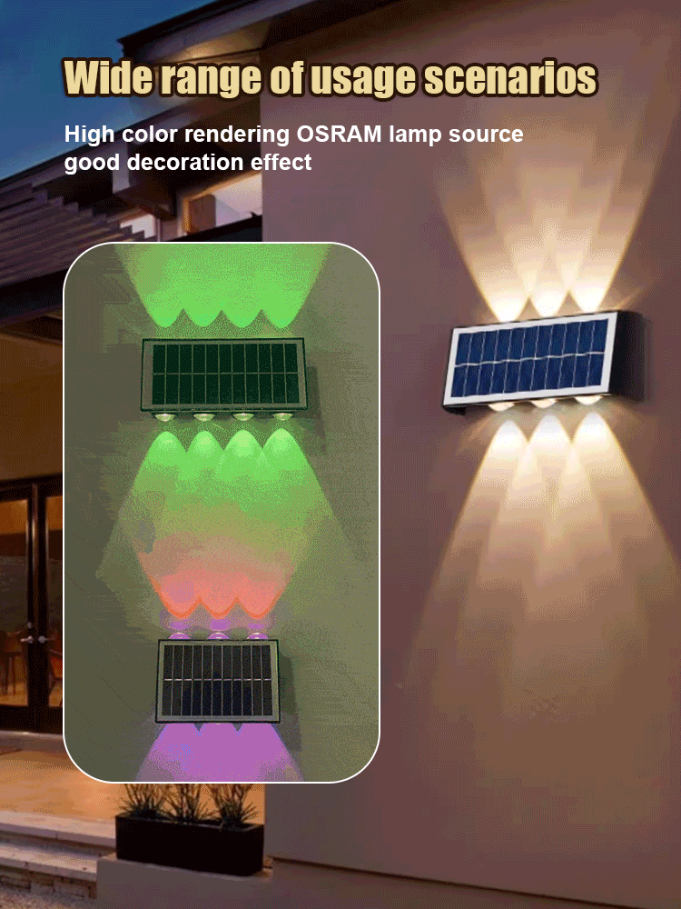 💡 50% OFF NOW! ☀️ Solar Powered Wall Light – Auto On/Off, Weatherproof & Energy Saving 🏡