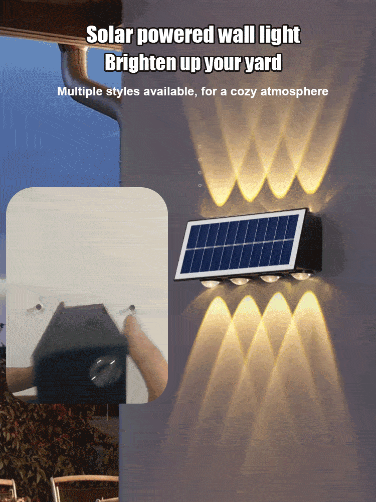 💡 50% OFF NOW! ☀️ Solar Powered Wall Light – Auto On/Off, Weatherproof & Energy Saving 🏡