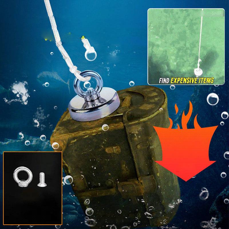 2000LB+ Salvage Magnet Kit – Hunt Gold, Silver & Lost Treasures! 💰🧲