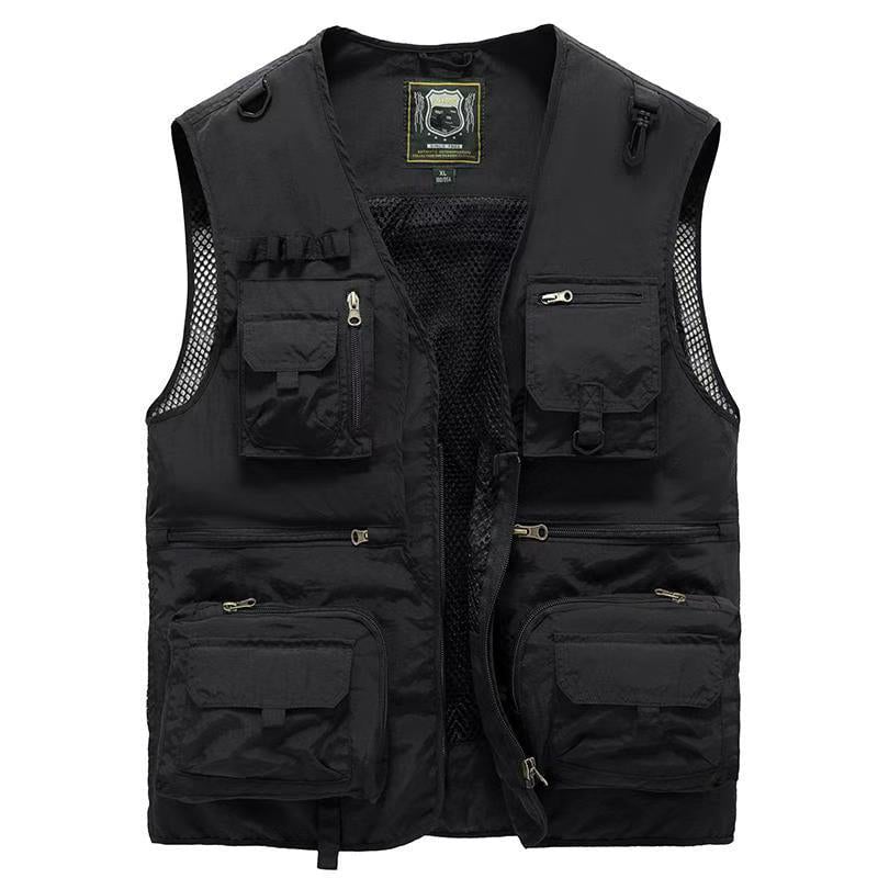 🔥Hot Sale 49% OFF💝✨Breathable Mesh Zip Cargo Vest