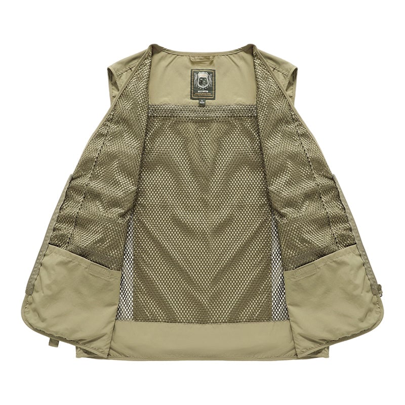 🔥Hot Sale 49% OFF💝✨Breathable Mesh Zip Cargo Vest