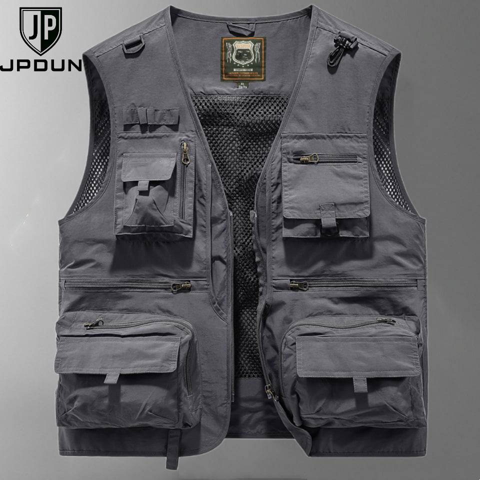 🔥Hot Sale 49% OFF💝✨Breathable Mesh Zip Cargo Vest