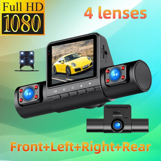 🔥Hot Sale（💥50%OFF）🚗1080P 4-Channel Dash Cam with Night Vision
