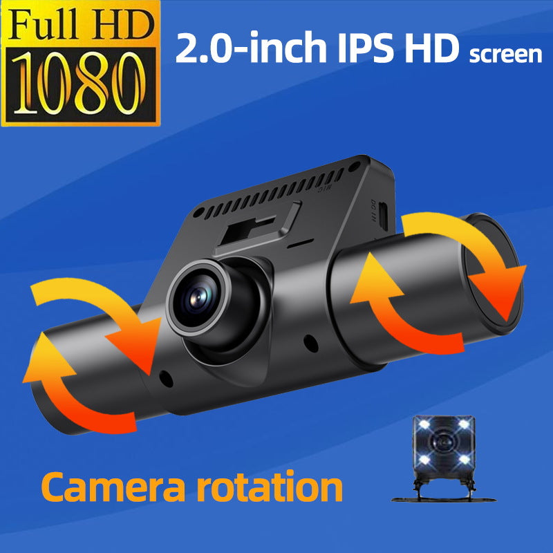 🔥Hot Sale（💥50%OFF）🚗1080P 4-Channel Dash Cam with Night Vision