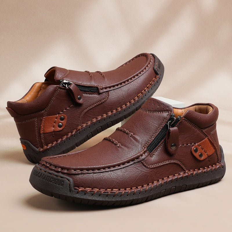 🔥2025 Hot Sale🌟Men's Retro Outdoor Casual PU Shoes