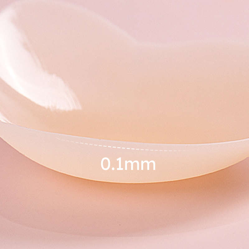 Reusable silicone bra patches