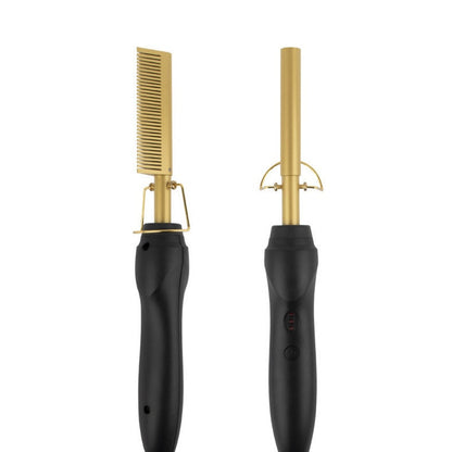 🔥Hot Sale（💥50%OFF）🔥Portable Electric Hair Straightening and Curling Comb