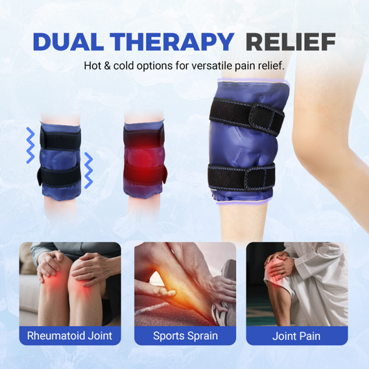 Hot & Cold Reusable Knee Ice Pack Wrap