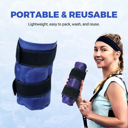 Hot & Cold Reusable Knee Ice Pack Wrap