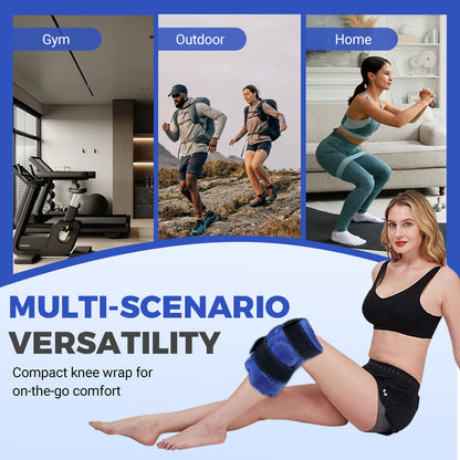Hot & Cold Reusable Knee Ice Pack Wrap
