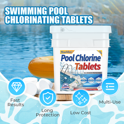 Effective Long Lasting Swimming Pool Chlorinating Tablets