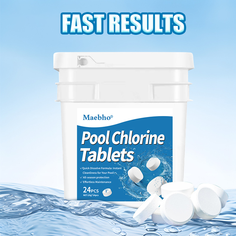 Effective Long Lasting Swimming Pool Chlorinating Tablets