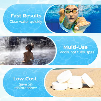 Effective Long Lasting Swimming Pool Chlorinating Tablets