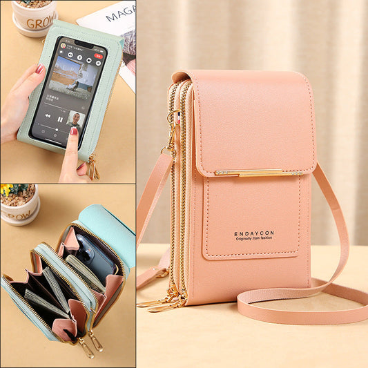 🔥Hot Sale 50% OFF -🎁Women's Touch Screen Mobile Phone Messenger bag