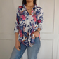 🌸Elegant Plants Print Button-up Shirt