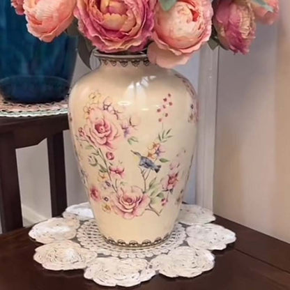 Round Floral Non Slip Placemat