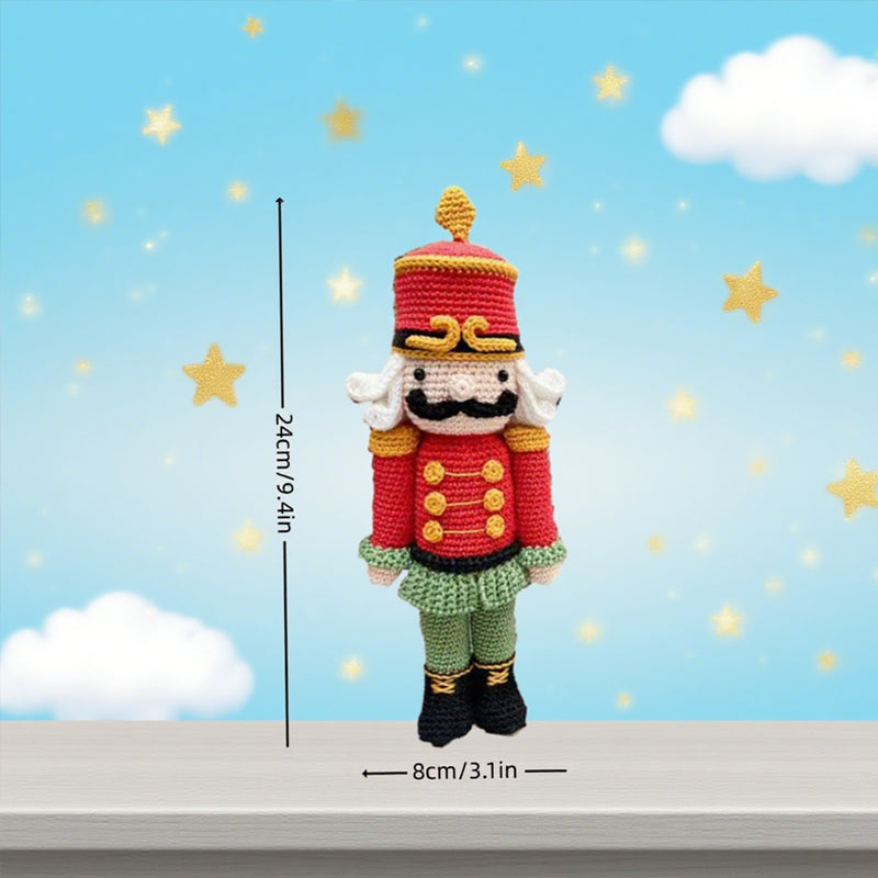 Christmas Nutcracker Doll DIY Crochet Knitting Kit