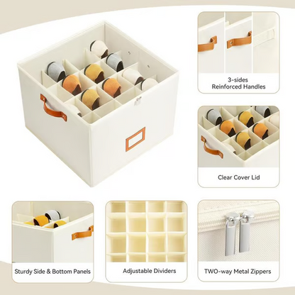 ⏳Limited time 50% off💥Fabric shoe organizer, storage box