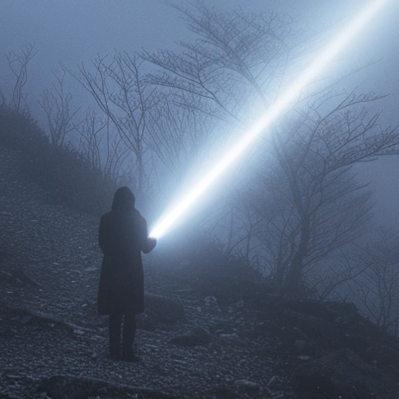 Last day 50% off🔥🔥Portable Powerful Long Range Flashlight，Light up the entire sky
