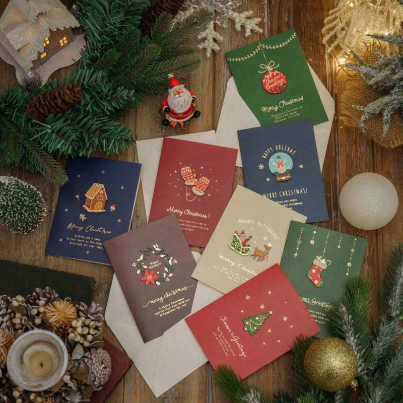 Merry Christmas Greeting Card with Envelope