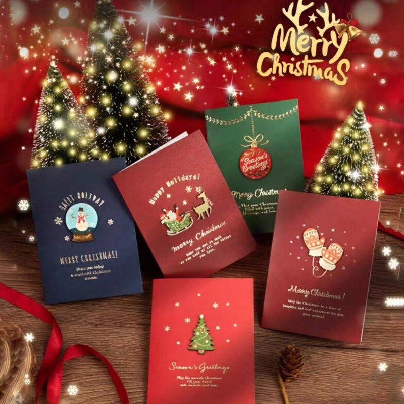 Merry Christmas Greeting Card with Envelope