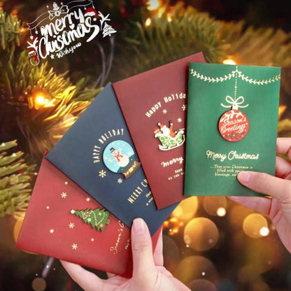 Merry Christmas Greeting Card with Envelope