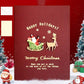 Merry Christmas Greeting Card with Envelope