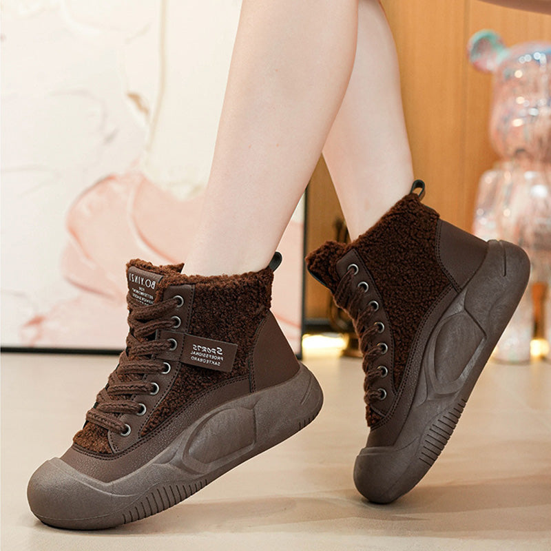 👢【Winter Gift】🔥Plush and warm women’s casual snow boots❣️