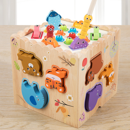 Multifunctional Toddler Learning Activity Cube