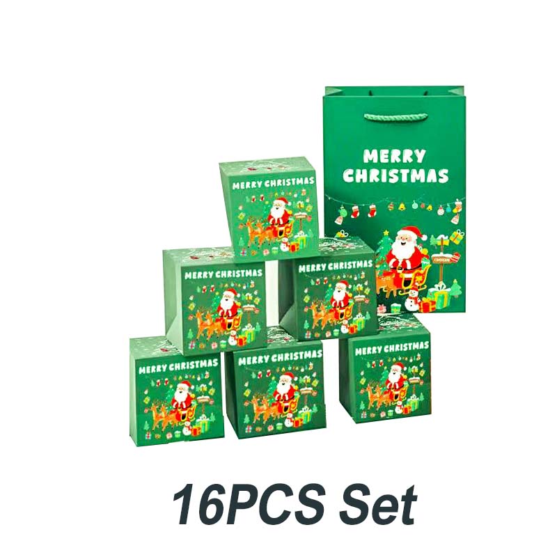 Unique Folding Bouncing Christmas Gift Box