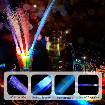 Colorful Fiber Optic Glow Sticks