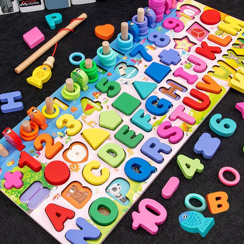 Educational Wooden Number Puzzle for Kids