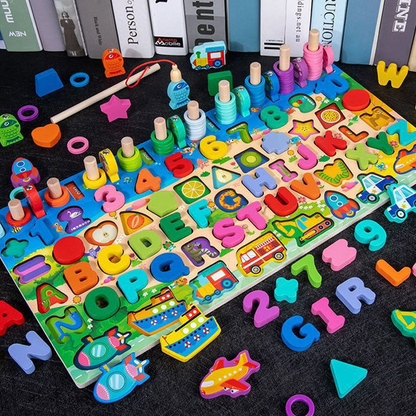 Educational Wooden Number Puzzle for Kids