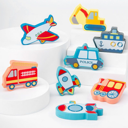 Educational Wooden Number Puzzle for Kids