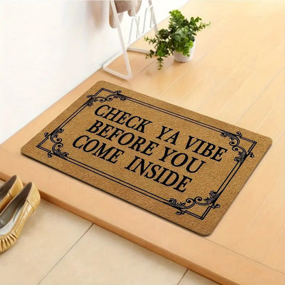 Funny Text Print Welcome Doormat