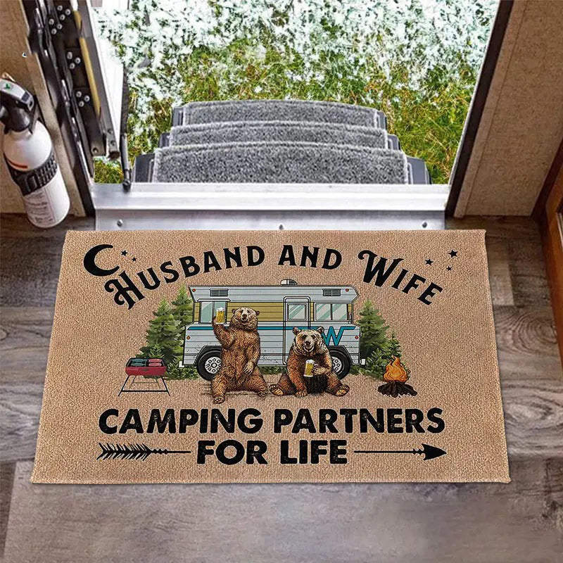 Funny Text Print Welcome Doormat