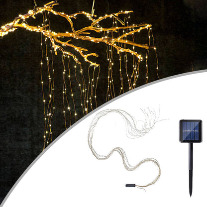 Solar & Battery-Powered Vine String Lights