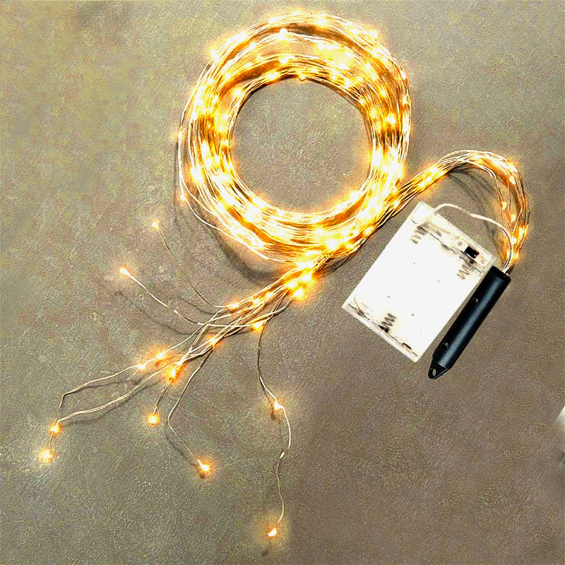 Solar & Battery-Powered Vine String Lights