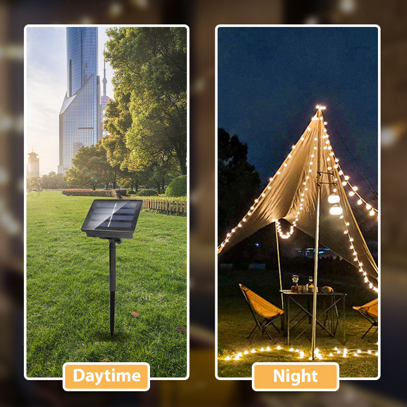 Solar & Battery-Powered Vine String Lights