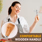 Stainless Steel Potato Masher with Wooden Handle