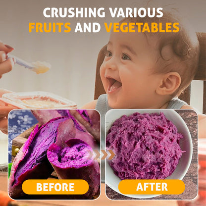 Stainless Steel Potato Masher with Wooden Handle