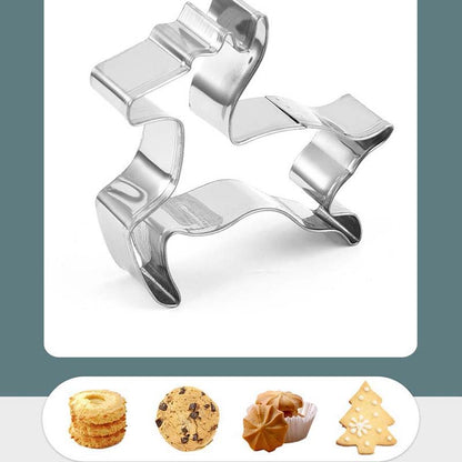24-Piece Stainless Steel Christmas Cookie Cutters Set