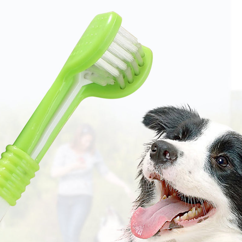 3-Sided Pet Soft Bristle Toothbrush