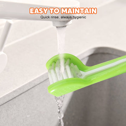 3-Sided Pet Soft Bristle Toothbrush