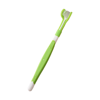 3-Sided Pet Soft Bristle Toothbrush