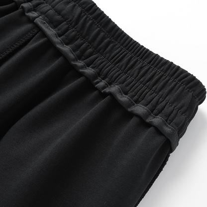 Stylish Casual Pants with Elastic Waistband & Drawstring