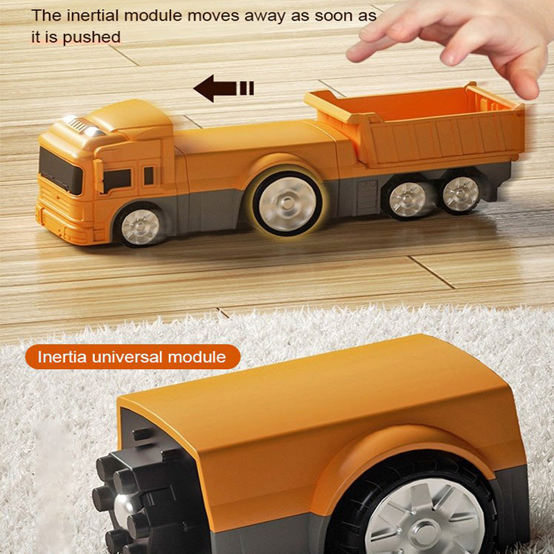 🎁🔥Limited Time 50% Off💓👦Magnetic Transform Engineering Car Assembled Toys