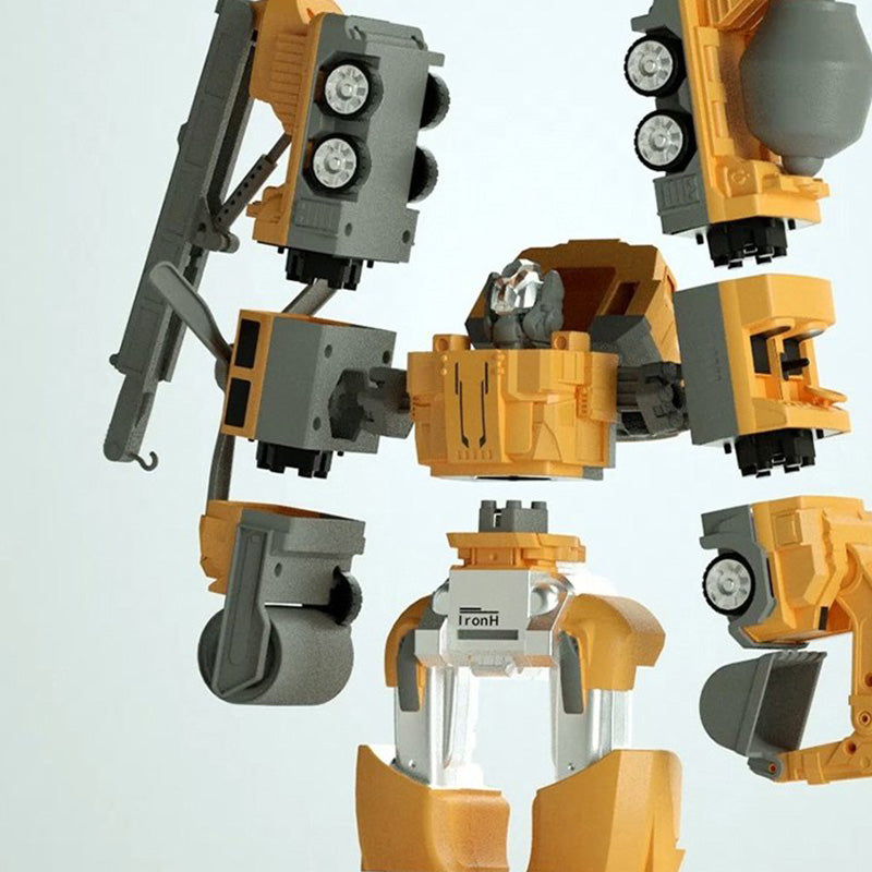 🎁🔥Limited Time 50% Off💓👦Magnetic Transform Engineering Car Assembled Toys