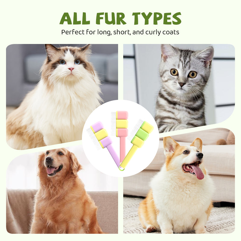 Self-Cleaning Pet Grooming Brush