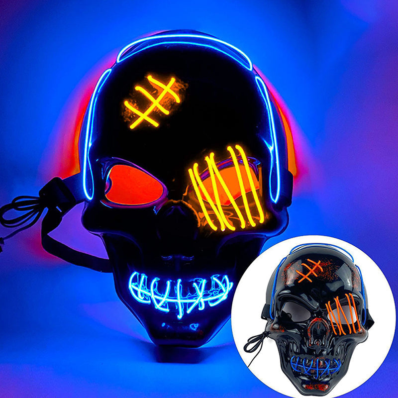 💀🎃Halloween LED Skull Mask -👏Most Popular in 2025!